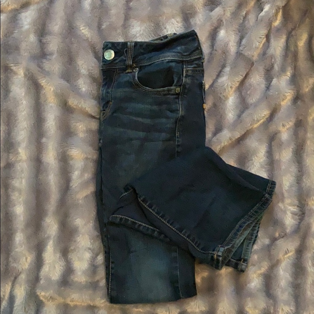 American Eagle kick boot jeans in size 00 short